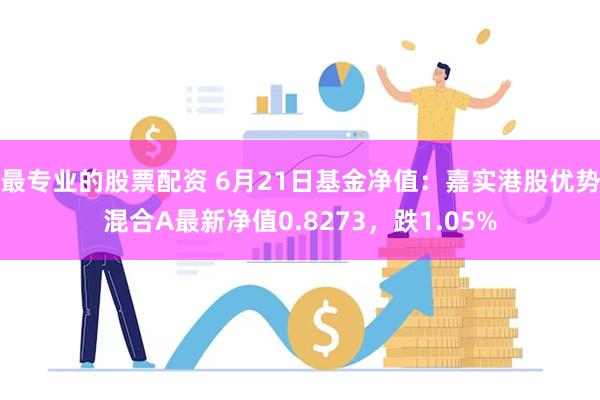 最专业的股票配资 6月21日基金净值：嘉实港股优势混合A最新净值0.8273，跌1.05%