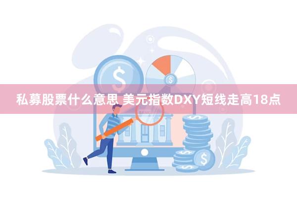 私募股票什么意思 美元指数DXY短线走高18点