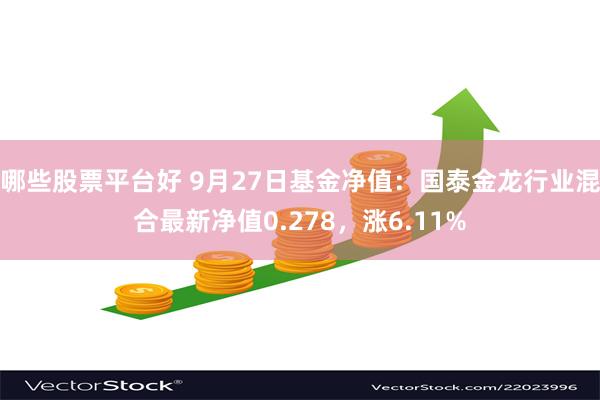 哪些股票平台好 9月27日基金净值：国泰金龙行业混合最新净值0.278，涨6.11%